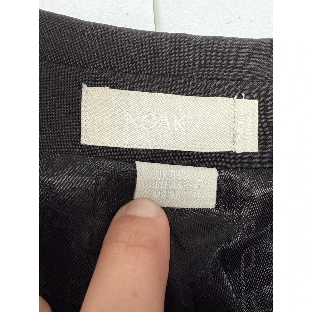 Noak Blazer Mens 36S Black Tuxedo Formal Suit Jacket Wedding Prom Occasion Event